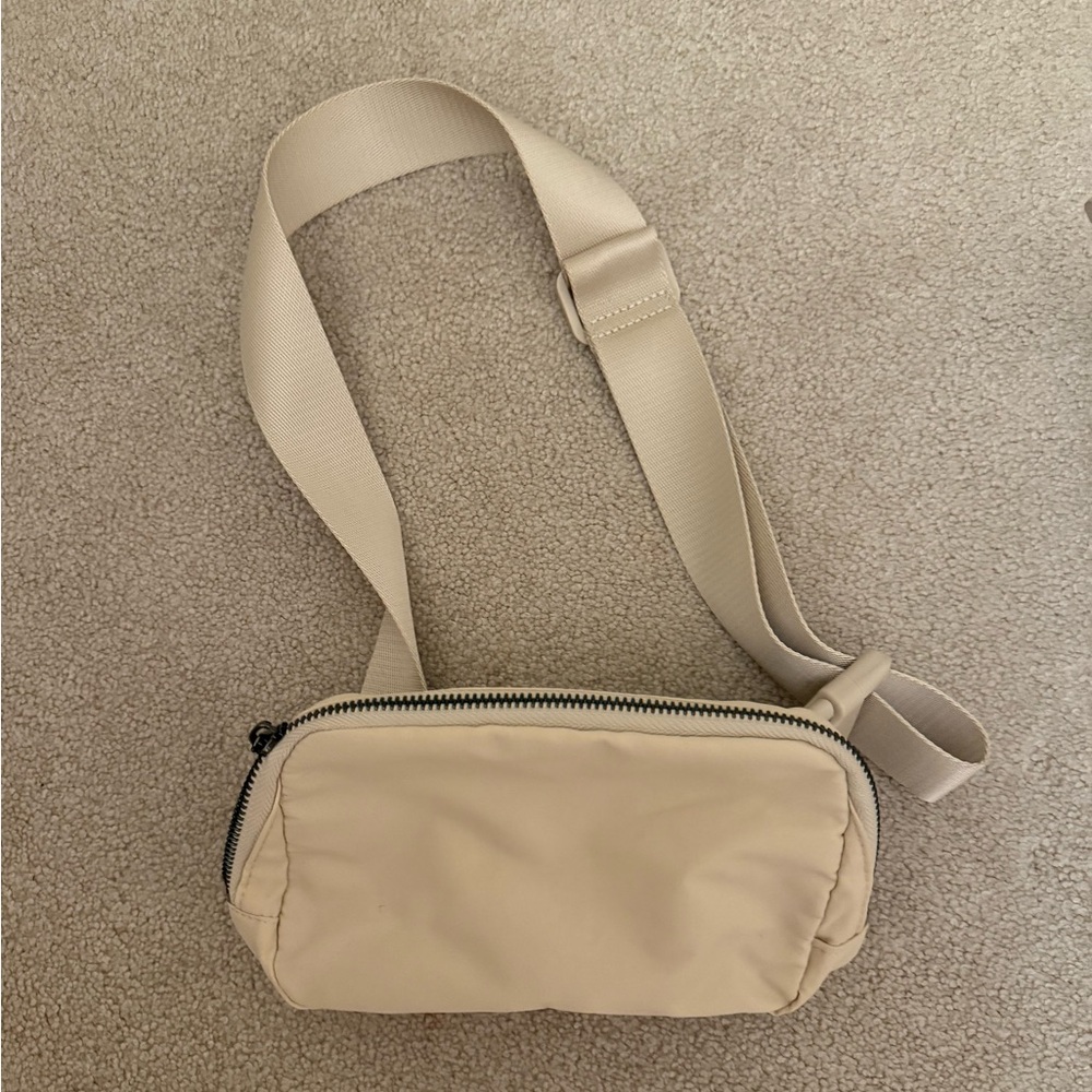 Cream Fanny Pack